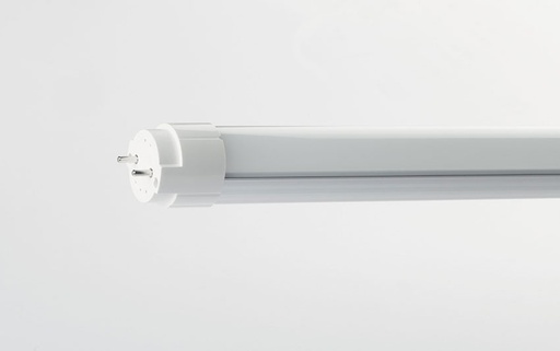 [26060004] 9W LED TUBO SERIE T8 60CM 6500K COVER SATINATO CON STARTER LIGHTX