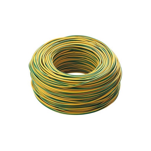 [CAV1X25FS17GV] CAVO ELETTRICO UNIPOLARE FS17-450/750V 1X2.5MMQ GIALLO/VERDE 100 MT. IMQ