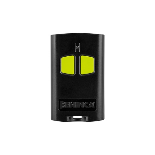 [TXBENTOGO2VA] RADIOCOMANDI BeB ORIGINALE BENINCA 433.92 MHz 2 CANALI NERO 