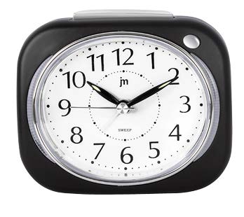 [JA7109N] SVEGLIA QUARZO MOVIMENTO CONTINUO NERO