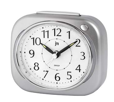 [JA7109S] SVEGLIA QUARZO MOVIMENTO CONTINUO SILVER