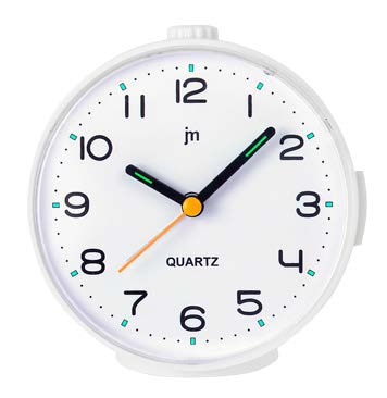 [JA7110B] SVEGLIA QUARZO ANALOG.MOVIMENTO CONTINUO SILENZ.BIANCO
