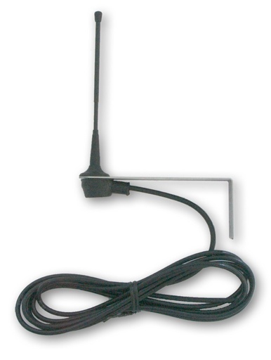 [M0842ANT868] ANTENNA BEB 868MHZ CON FLANGIA DI SUPPORTO A MURO E CAVO COASSIALE 3MT