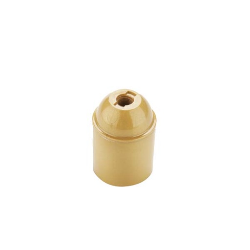 [F0165ORTPV] PORTALAMPADA FAI ORO E27 CAMICIA LISCIA  TERMOPLASTICO LUCIDO 