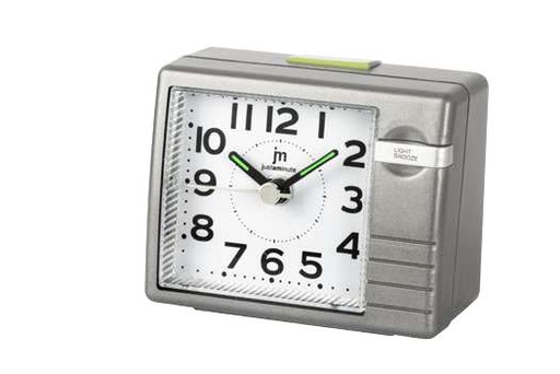 [JA7112S] SVEGLIA QUARZO MOV. SINCRO -SILVER