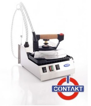 [CTVAPOR2012] STIRATRICE PROFESSIONALE ACCIAIO INOX CON FERRO PIASTRA CONTAKT