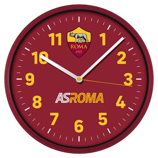 [00875RO1] OROLOGIO PARETE ABS ROMA 30CM ABS