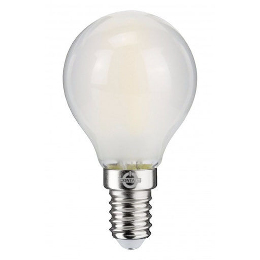 [CTFLG45651440SM] LAMPADA LED FILO  CONTAKT SFERA G45 ALTA EFFICIENZA 6.5W 750LM E14 SMERIGLI.4000