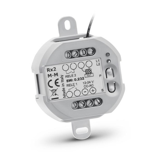 [F03RX2MFM] MINI RICEVITORE BEB UNIVERSALE MULTIFREQUENZA 2 CANALI 