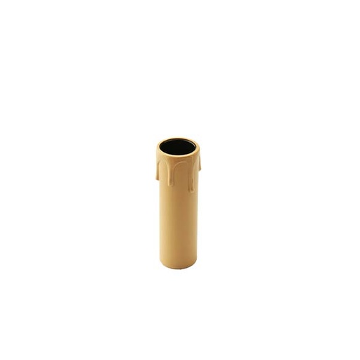 [F1201AN] PORTALAMPADA FAI A CANDELA COLORE ANTICO IN MATERIALE TERMOPLASTICO  E14 ALTEZZA 85MM