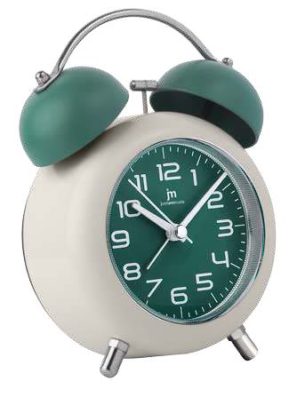 [JA7107V] SVEGLIA QUARZO MOVIMENTO CONTINUO VERDE LOWELL