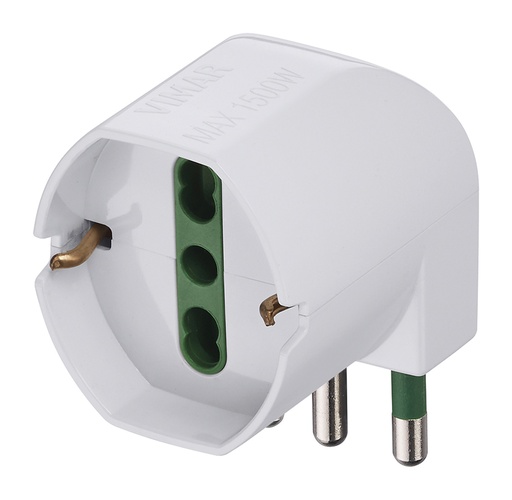 [VIW00305B] ADATTATORE SFALSATO S17+UNIV. 90° BIANCO