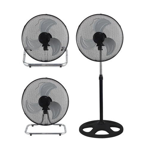 [V70750] VENTILATORE A PIANTANA VINCO 3IN1 Ø45CM. - ALTEZZA 150CM POTENZA 90W 3 VELOCITA' 