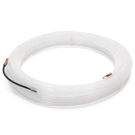 [FG25420] SONDA PASSACAVI NYLON CON TERMINALI TRASPARENTE Ø4 20MT