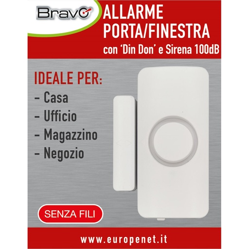 [BR92902963] ALLARME BRAVO PER PORTA - FINESTRA 