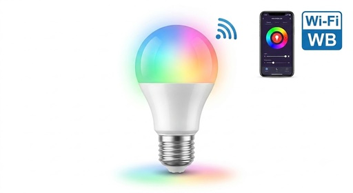 [LEDG4565E27] LAMPADA LED SFERA G45 6.5W WIFI WB SMART
