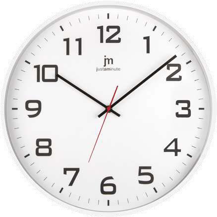 [00880B] OROLOGIO DA PARETE QUARZO D.40 IN ABS BIANCO