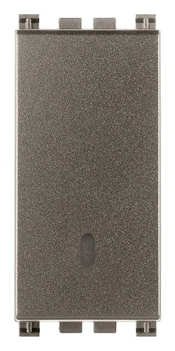 [VIW19008M] PULSANTE 1P NO 10A METAL VIMAR
