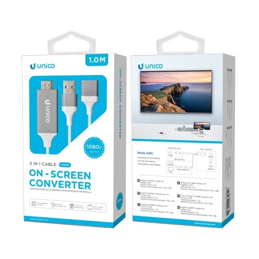 [AD9435] ADATTATORE UNICO MOLTIPLICATORE HUB DA USB-A , USB-C A 4X USB-A IN ALLUMINIO OTG ( ON THE GO ) 