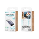 ADATTATORE UNICO CON PRESA USB-C 60W CON PASSAGGI DATI 5 GIGABIT AL SECONDO E SPINA USB-A 3.0 