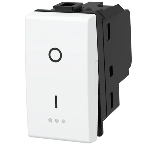 [AI189600] FRUTTO CONTAKT  INTERRUTTORE BIPOLARE  DA INCASSO 10/16A 250V TIPO VIMAR PLANA 