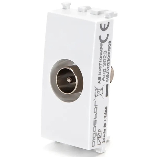 [AI189679] FRUTTO CONTAKT SPINA  PER ANTENNA TV DA INCASSO TIPO PLANA