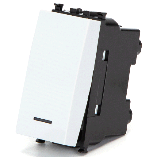 [AI192150] FRUTTO CONTAKT PULSANTE 250V TIPO VIMAR PLANA 