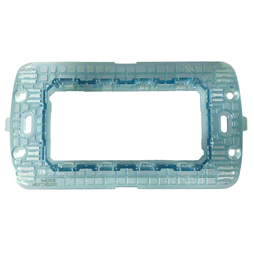 [AI205164] SUPPORTO CONTAKT A 4 MODULI TIPO BTICINO LIVING - INTERNATIONAL