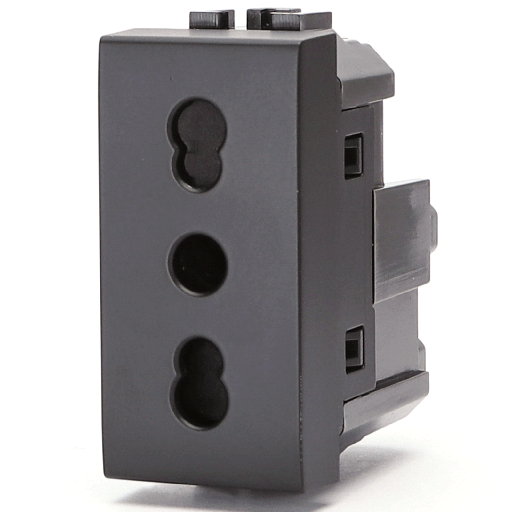 [AI209124] FRUTTO CONTAKT PRESA BIVALENTE 10/16A DA INCASSO 10/16A 250V TIPO BTICINO LIVING - INTERNATIONAL 