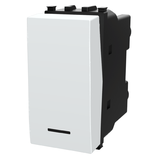 [AI189587] FRUTTO CONTAKT  INTERRUTTORE UNIPOLARE  DA INCASSO 250V TIPO VIMAR PLANA 