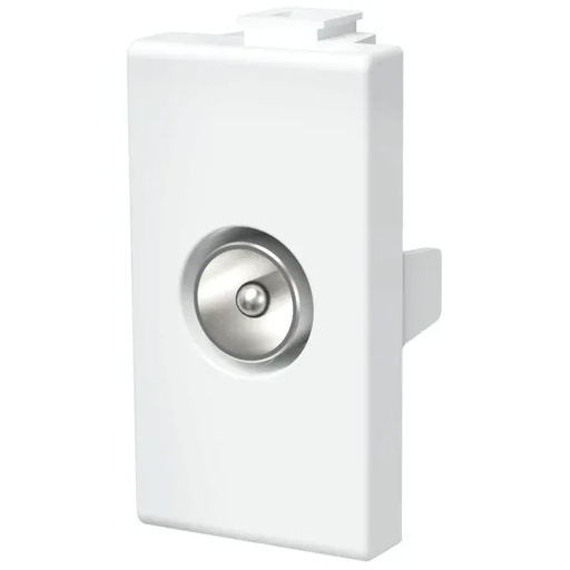 [AI205928] PRESA PER ANTENNA TV (MASCHIO) BIANCA SERIE ABM