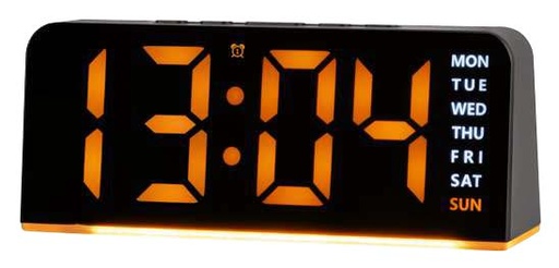 [JD9541R] SVEGLIA DIGITALE LED COLORATI USB - ROSSO