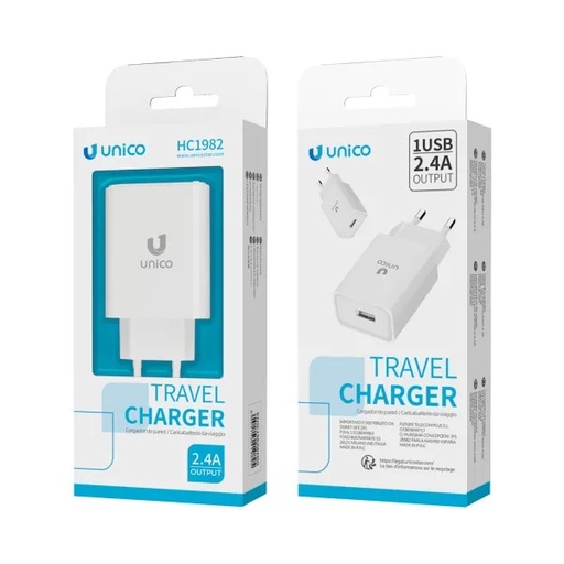 [HC1982BN] CARICABATTERIA DA CASA U 2.4A