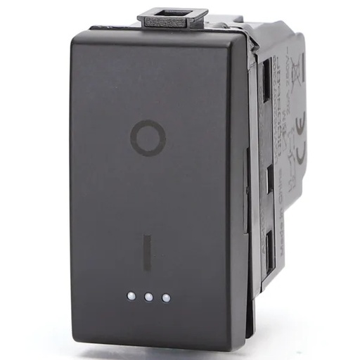 [AI209322] FRUTTO CONTAKT  INETERRUTTORE BIPOLARE  DA INCASSO 10/16A 250V TIPO BITICINO MATIX 