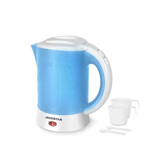 [AI290245] BOLLITORE CONTAKT DA VIAGGIO IN PLASTICA NERO 650W 0,6L