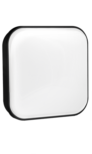 [SIMPLY242240] PLAFONIERA CENTURY MODELLO SIMPLY LED SQUARE NERO 24W 4000K 2700LM IP65