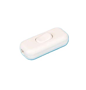 [F2190] INTERRUTTORE FAI PASSANTE BIPOLARE 2A  250V TASTO A BILANCIERE BIANCO 