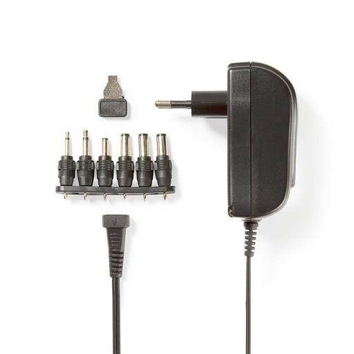 [ACPA002] ALIMENTATORE NEDIS AC UNIVERSALE18W 3-12 V DC 1.80 M 1500MAH