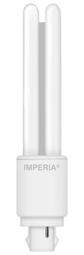 [213414] LAMPADA LED IMPERIA 2 PIN PL-G24D 4.5W 230V  4000K (10W EX) LUNGHEZZA DA 10.0 A 11.0 CM 