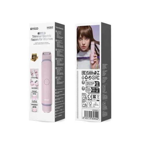 [HA5641] RASOIO ELETTRICO A DOPPIA TESTA DA DONNA