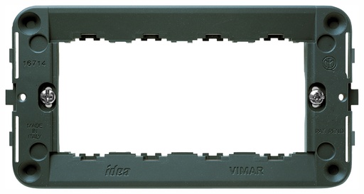 [VIW16714] SUPPORTO VIMAR A 4 MODULI CON VITI SERIE VIMAR IDEA