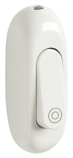 [VIW00114B] INTERRUTTORE VIMAR PULSANTE TERMINALE 2 16A 250V TASTO A BILANCERE BIANCO