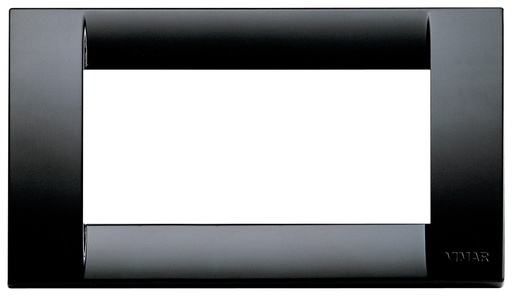 [VIW1674416] PLACCA VIMAR CLASSICA SERIE IDEA NERO 4 POSTI
