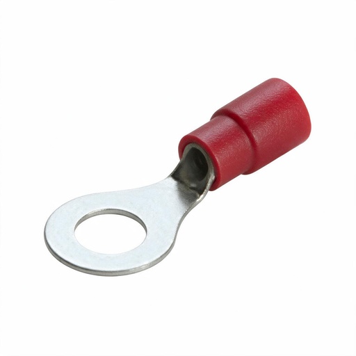 [Z92102] CAPICORDA PREISOLATO AD OCCHIELLO 4.3 MM ROSSO 100PZ.ZIPPO