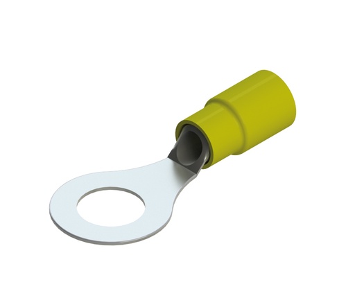 [Z92116] CAPICORDA PREISOLATO AD OCCHIELLO 6.4 MM GIALLO 100 PZ.ZIPPO