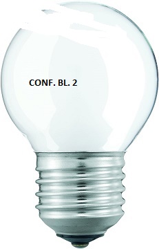 [25SFESM] LAMPADA INCANDESCENZA PHILIPS SFERA SMERIGLIATA 230V 25W E27