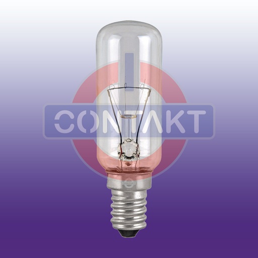 [CT2580] LAMPADA INCANDESCENZA CONTAKT TUBOLARE PER CAPPA  25X80MM 230V 25W E14 220LM 2700K 2000H