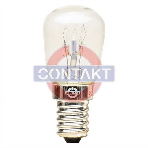 [CT7] LAMPADA INCANDESCENZA CONTAKT 26X57MM 230V 7W E14 30LM 2500K 2000H