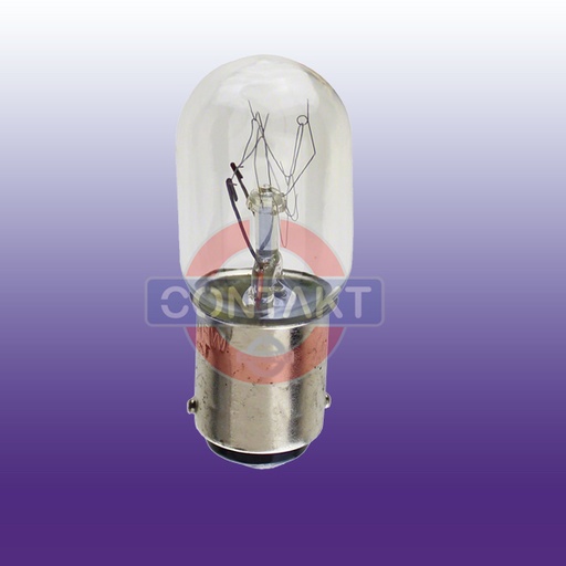 [CTM15] LAMPADA INCANDESCENZA CONTAKT PER MACCHINA CUCIRE BA15D16X45MM 230V 15W 80LM