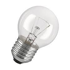 [SF260CH15E] INCANDESCENZA SFERA CHIARA 15W E27 260V   GE